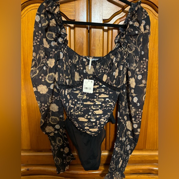 Free People Tops - Free people brunch date bodysuit new